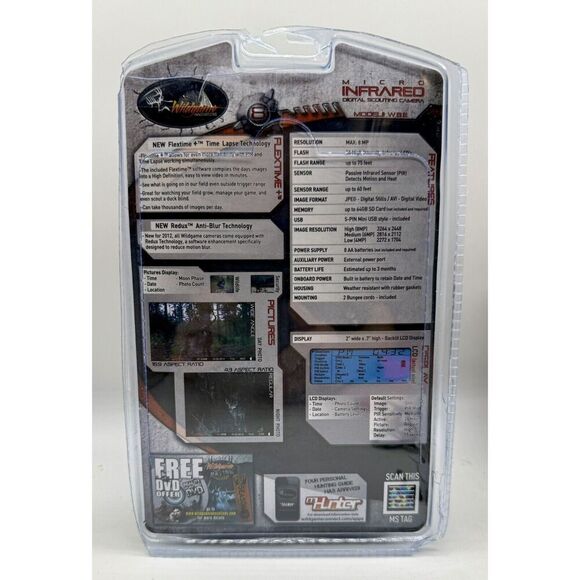 Wild Game Innovations Micro Infrared Digital Scouting Camera W8E With FlexTime+ - Picture 2 of 6